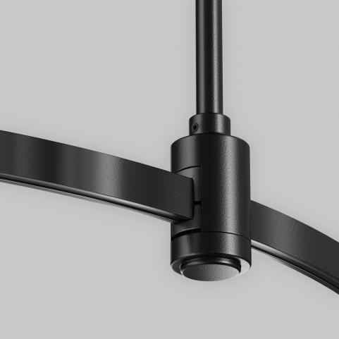 Шинопровод Maytoni Flarity TRX154-R-D650-B, магнитный модульный круглый, черный 650мм