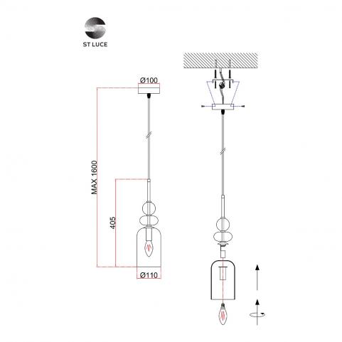 ST Luce Подвесной светильник ST-Luce Gea SL2000.213.01