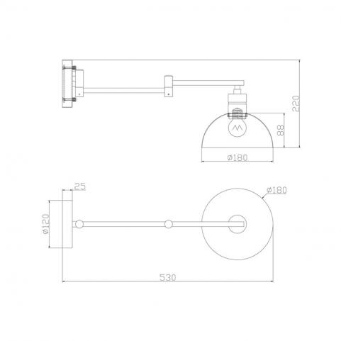 Бра Freya Cover  FR5290WL-01B