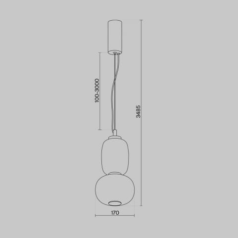 Подвесной светильник Maytoni Pattern  MOD267PL-L18CH3K