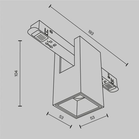 Трековый светильник Maytoni Technical Exility 2700-6000K Dim Smart Alfa TR121-4-7W-DS-W
