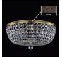 Люстра Art Glass GEENA DIA 450 DARK PATINA SP