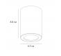 Накладной светильник Arte Lamp Tino  A1468PL-1BK