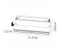 Магнитный трековый светильник Arte Lamp Linea 4000К A4668PL-1BK