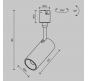 Трековый светильник Maytoni Technical Elasity 3000K Focus Led TR163-1-10W3K-M-B
