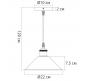 Светильник подвесной Arte Lamp Cappello A7037SP-1BK